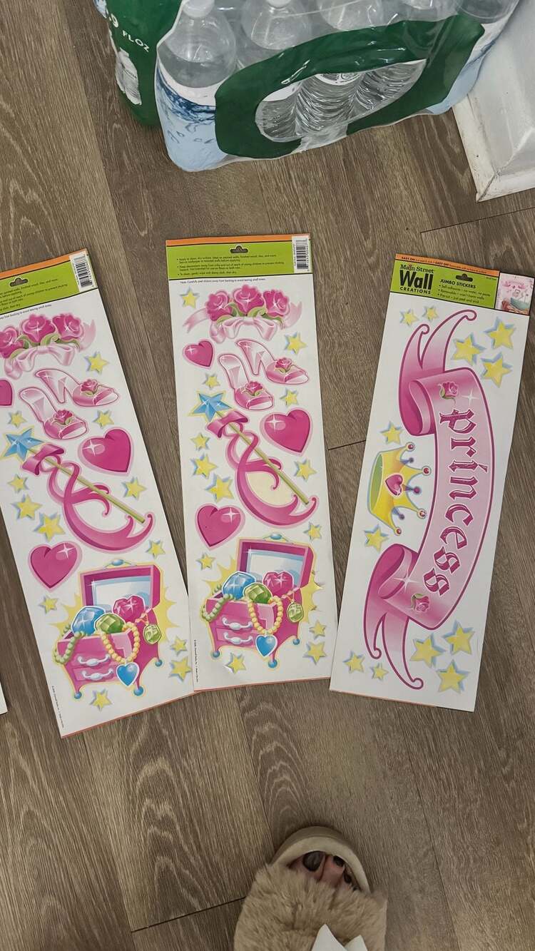 Main Street Wall Creations Princess Jumbo Wall Stickers Decals